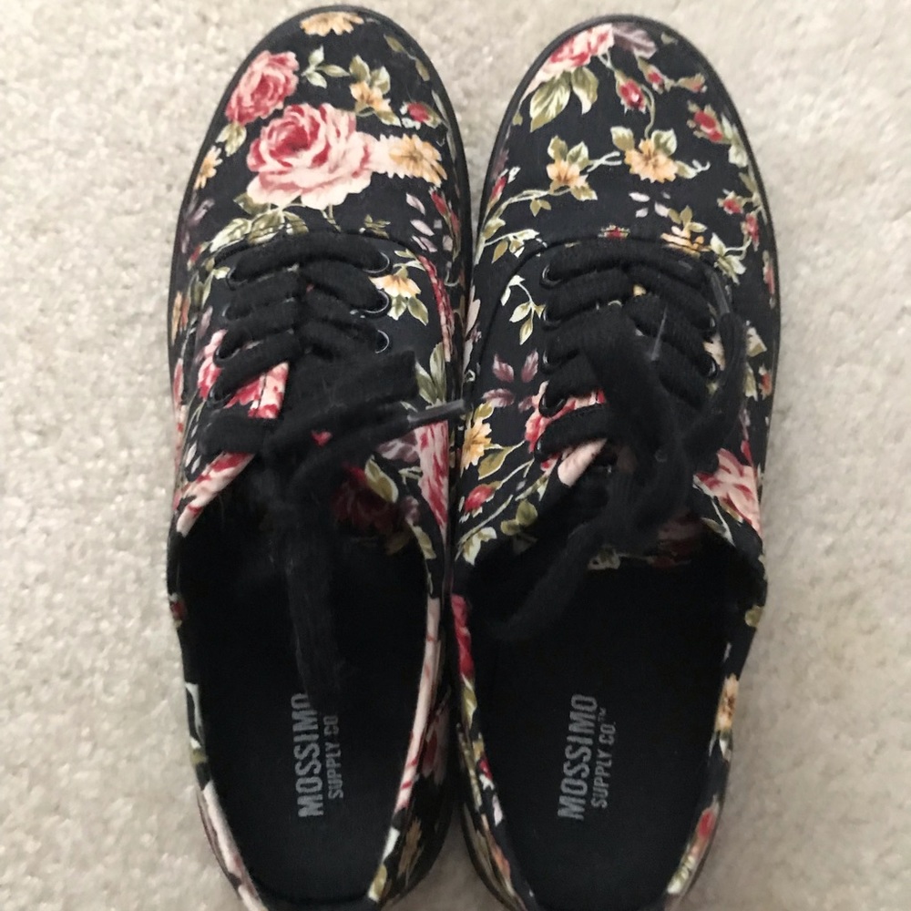Mossimo floral sneakers